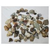 Lot of stones and artifacts