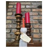 Lot of 3 candle holders 1 from Montgomery Al