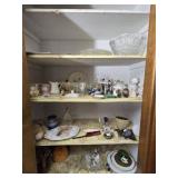 Estate lot of glassware and more