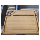 Heavy solid wood cutting board