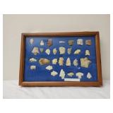 APX 20 native arrowhead artifacts in box