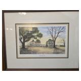McQueen Smith Farm Margrete Barnes Watercolor