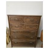 6 drawer wood chest of drawers