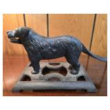 Cast iron dog nut cracker