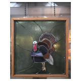 Vintage Turkey stained glass decor