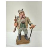 German Hand Carved Wood Vintage Black Forest Style