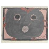 Original Mose T Blow Fish Painting