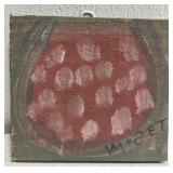 Original Mose T painting WATERMELON on wood