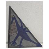 Original Mose T painting DRAGON on wood