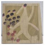 Original Mose T Bird Painting on Wood