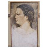 Original lady painting Sergei Schillabeen
