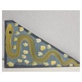Original Mose T painting SNAKE on wood