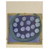 Original Mose T Blue Watermelon Painting