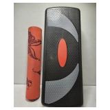 Yoga mat and stepper