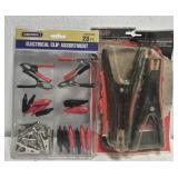 Estate lot of electrical clips