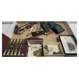 Lot of knifes tools & more