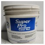 Super pro cast net in bucket