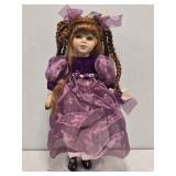 Vintage Porcelain Limited Edition Collectible Doll
