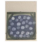 Mose T watermelon painting on board