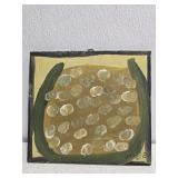 Original Mose T Watermelon Painting on Wood