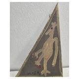 Original Mose T painting DRAGON on wood