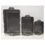 Set of 3 Sweejar large one has a crack