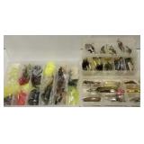 3 boxes of assorted artificial lures