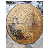 Large decorative paper umbrella