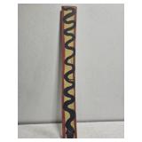 Original Mose T painting NAVY SNAKE on wood