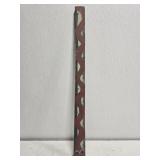 Original Mose T painting RED SNAKE on wood