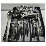 Huge lot of stainless steel eating utensils