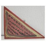 Original Mose T painting WATERMELON on wood