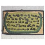 Original Mose T painting WATERMELON on wood