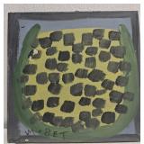Original Mose T Green Watermelon Painting