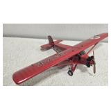 Ertl Texaco red metal advertisement plane
