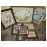 Lot of 8 Decorative Prints and Pictures