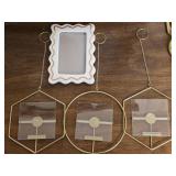 Lot of 4 Gold Photo Frames