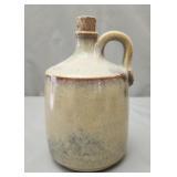 glazed studio pottery jug-shaped vase