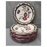 Oneida Strawberry Plaid handpainted