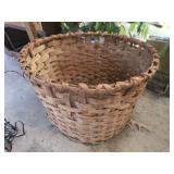 Vintage wood basket
