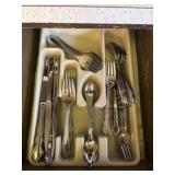 Drawer lot of Oneida utensils