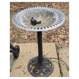Heavy Metal Electric Bird Bath