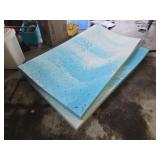 3" approx queen size memory foam topper