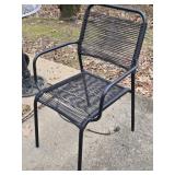 Black Outdoor Chair