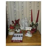 Estate Lot of Cardinal & Christmas Decor
