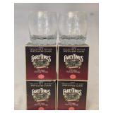 Set of 6 Early Times Crown Royal Whisky Glasses