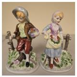 Pair of porcelain figurines