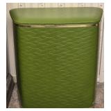 Vintage Retro Green Clothes Hamper