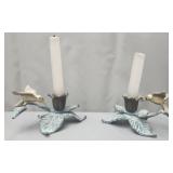 Vintage Andrea by Sadek verdigris brass