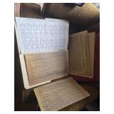 Estate lot of copies of bill of rights and